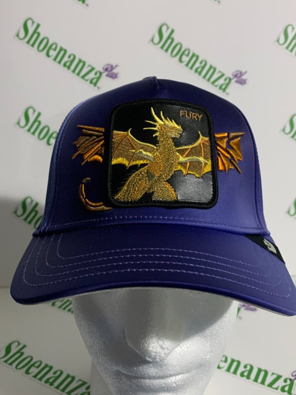 Goorin Bros Hell Hath No Fury Dragon Flight of Legends Collection Blue Hat Cap